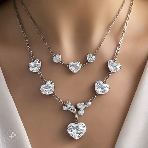 Elegant Big Diamond Necklace