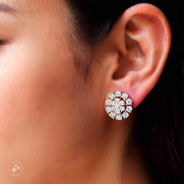 Beautiful diamond earrings